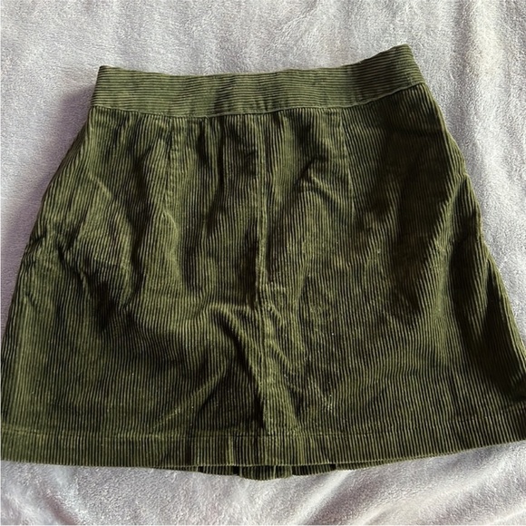 Truth by republic Olive Corduroy Skirt - Picture 2 of 3